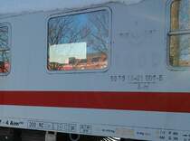 �berraschende Entdeckung in Mukran am 01.Januar 2011:dieser DB-Wagen Aim 51 80 10-91 007-4 fuhr unter der Bezeichnung A-m 50 75 10-91 001-5 bei der T�rkischen Eisenbahn TCDD. 