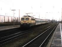 141 328-5 mit RE 65 Emsland Express 24118 M�nster-Rheine am 16-1-2000. Bild und scan: Date Jan de Vries.