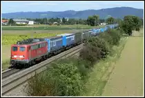 W�hrend man heute die Baureihe 140 vor KV-Z�gen auf der Oberrheinstrecke �berhaupt nicht antrifft, so waren 140er mit jenen Z�gen vor 3 Jahren keine Seltenheit. So konnte auch 140 432 am 15.09.2007 gesehen werden, die mit dem TEC 40139 gerade Gro�sachsen-Heddesheim passiert.