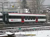 SBB - Personenwagen 2 Kl.  B  50 85 29-43 120-9 in Biel am 30.12.2010
