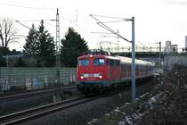 110 487 als S6-Ersatz am 8.1.11 in Ahlten.