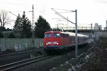 110 487 als S6-Ersatz am 8.1.11 in Ahlten.