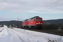 232 255 + 254 am 08.01.2011 bei P�lling. Gru� an den Tf!