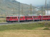ABe 44'' 44 und 48 in Bernina Lagalb am 17.09.2010.