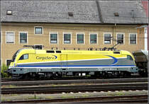 CargoServ 182 580-1 (ES64 U2-080) durchf�hrt am 14.09.2010 mit einem G�terzug den Hauptbahnhof von Linz. (Jeanny) 