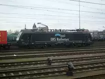 Dieser 189er von ERS stand am 15.1. aufger�stet im Bahnhof von Venlo mit laut laufenden L�ftern