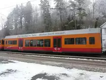SZU - Personenwagen 2 Kl. B 50 45 20-29 224-5 auf dem Uetliberg am 01.01.2011