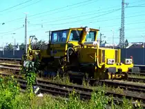 Schotterplaniermaschine  SSP 110 SW  am 27.07.2009 in Troisdorf.