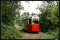V3 2970 in der S�dschleife der Tramanlage am Sch�nberger Strand. Aufgenommen am 01.08.10
