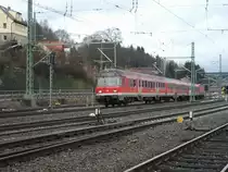 Eine RB von Saalfeld(S) nach Lichtenfels, verlie� am 15.01.11 Kronach Richtung Neuses.