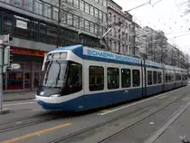 VBZ - Tram Be 5/6 3042 unterwegs auf der Linie 3 am 01.01.2011