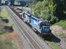Norfolk Southern GP40-2 # 3061 mit einem zug in Enola Pennsylvania.  8/10/2006 Foto.