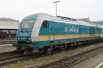 Diesellok 223 065 ARRIVA am 17.01.11 in Lindau Hbf.