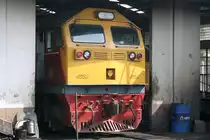 GEA 4552 (GE, Bj.1995) während einer Wendepause im Depot Hat Yai am 28.Oktober 2010.

