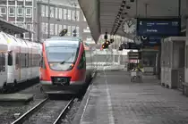 MÜNSTER, 19.01.2011, 643 560 als RB 64 nach Enschede (Niederlande) bei der Ausfahrt aus Münster(Westf) Hbf