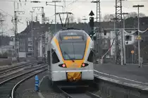 MÜNSTER, 19.01.2011, ET 5.03 der eurobahn als RB69 nach Bielefeld Hbf bei der Ausfahrt aus Münster(Westf) Hbf

