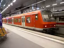 Steuerwagen der Rhein-Ruhr S-Bahn (Bxf 796.1) im S-Bahn Erg�nzungsverkehr auf der RB 13 als RB 28869 nach Wustermark, hier in Berlin Hbf am 16.01.2011.