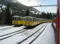 Div. Aussichtswagen abgestellt in Solis, 22.01.2011.