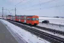 Be 4/12 45 hat am 22.1.11 Urtenen in Richtung Bern verlassen.