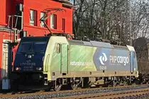 PKP Cargo EU 43-001 am 28.1.11 mit dem DGS 41134 von XMBI nach KRH bei der Durchfahrt durch Ratingen-Lintorf
