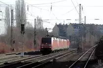 Ein Lz mit 152 074 f�hrend am 16.01.11 am heimeranplatz