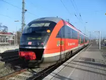 642 195 war am 29.01.2011 f�r die Strecke Stendal-Tangerm�nde eingeteilt.