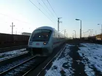 IC nach Dresden HBF bei der durchfahrt in Dresden Friedrichstadt.
29.1.11