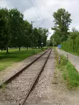 Ein Bahnanschluss in Karlsruher Rheinhafen am 12.06.09