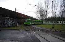 TW 6000 Verband an der Schleife Fersanenkrug in Hannover, am 09.01.2011.