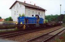 Lok 1501 der Verkehrsbetriebe Peine Salzgitter Juni 2000 in Ilzenburg