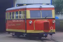 Schienenbus namens  Oldie  auf Borkum (09.09.2007)