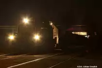 294 574 rangiert am 1.2.11 in Barsinghausen vor der Firma von Delta-Stahl.