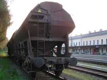 Tds zum Bahnschotterwagen umfunktioniert (Bhf. RIED 05-08-05)