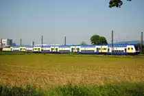 Metronom in Richtung Hannover in der N�he der Zuckerfabrik Nordstemmen am 03.06.2010