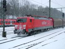 189 067-2 mit IRC 52683 von Kornwestheim nach N�rnberg, hier in Backnang am 21.02.2005.
