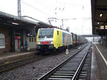 BR 189 von NF Cargo durchf�hrt Weinheim