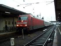 Br 101 078 mit IC auf Gleis 1