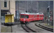 S1 1516 verl�sst Malans Richtung Schiers. (16.02.2011)
