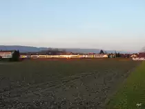 bls - Regio nach Biel unterwegs bei Aegerten am 11.02.2011