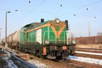 SM 42-2506 konnte am 22.02.2011 im Bahnhof Guben abgelichtet werden.