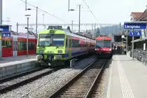 Allt�gliches Bild mit den Regionalz�gen im Bahnhof Langnau/Be
19.02.11