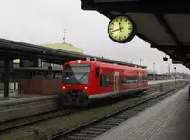 DB S�dostbayernbahn 650 997 im Bf M�hldorf (Oberbay); 13.01.2011
