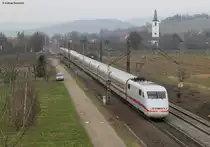 401 081-5  Interlaken  als ICE 73 (Kiel Hbf-Z�rich HB) bei Denzlingen 19.2.11