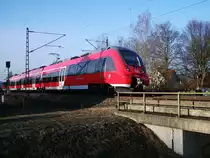 442 729 ist am 23.02.11 als �berf�hrung bei Ha�lach Richtung Kronach unterwegs. Netten Gru� zur�ck an den Tf. 