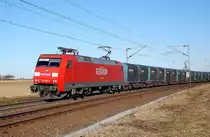 Auch wenn man es nicht glauben mag, aber auch an diesem Rosenmontag kommt der Umleiter Nievenheim-G�ttingen �ber die KBS 465 von 152 051-9 gezogen daher. 7.3.2011