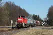 294 898 mit der �bergabe von Hirschau nach Amberg am 08.03.2011 in Hirschau.