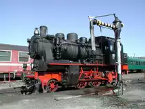 07-04-2002 - Die Elna 158 bei Wasserkran - Bw Mariembourg