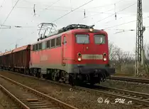 140 450-8 bei einem Zwischenstop in Saarmund zum Tf wechsel am 10.3.2009