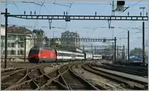 Hier �fft die SBB nicht etwa den Alex nach, sondern dies ist ein WAKO-Testzug. 
Lausanne, den 11. M�rz 2011