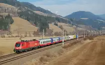 1116 166 mit einem mager ausgelasteten Rola 
am 12.03.2011 bei Rottenmann.